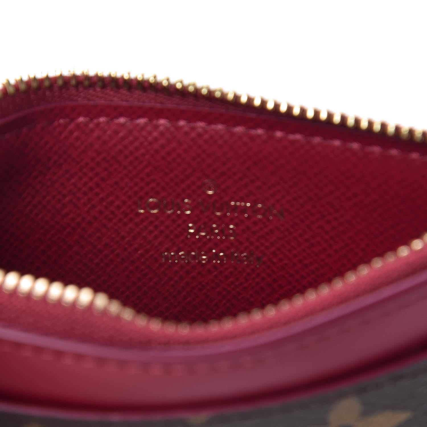 Louis Vuitton Monogram Zipped Card Holder Fuchsia 5 of 5