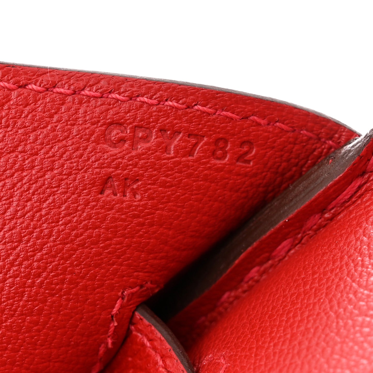 Epsom Birkin 35 Rouge Casaque