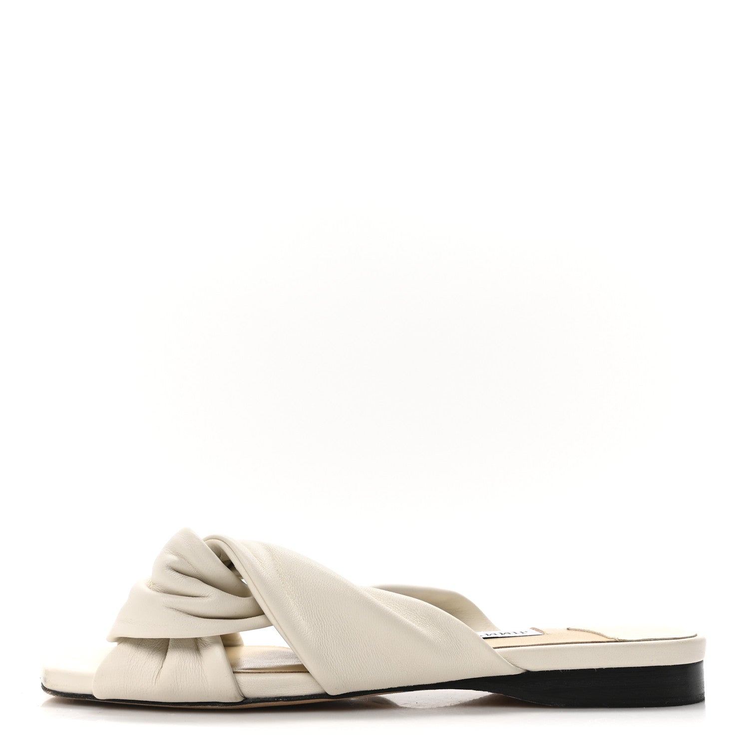 Jimmy Choo Nappa Avenue Sandals 36.5 Latte 1 of 8