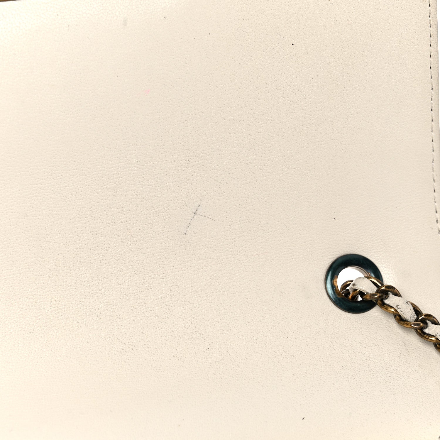 Chanel Sheepskin Quilted Mini Beauty Lock Flap White 12 of 23