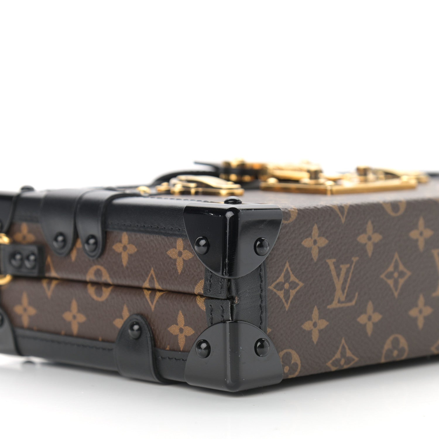Louis Vuitton Monogram Petite Malle Black 8 of 9