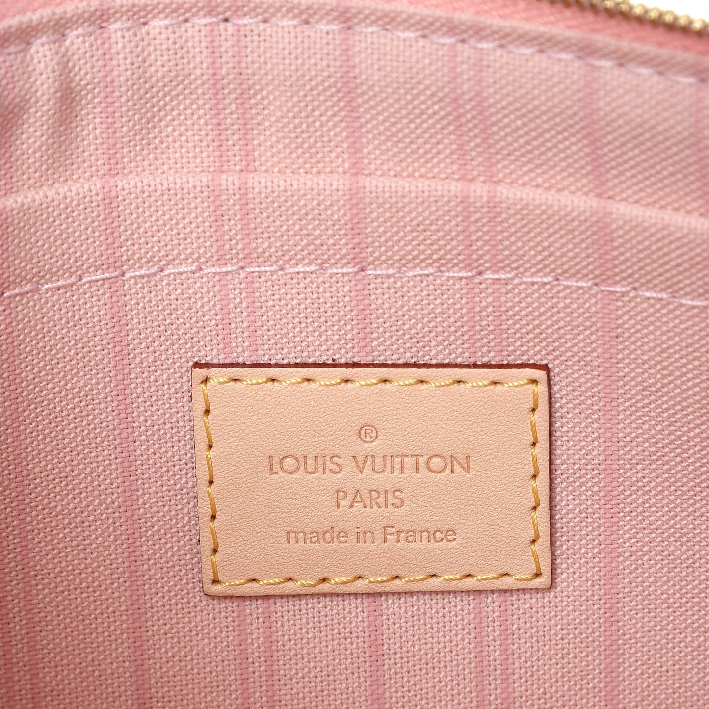 Damier Azur Neverfull MM GM Pochette Rose Ballerine
