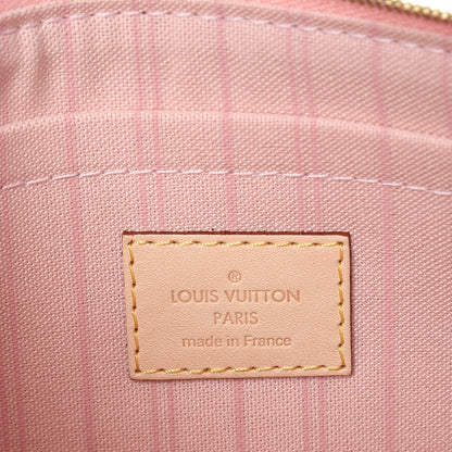 Louis Vuitton Damier Azur Neverfull MM GM Pochette Rose Ballerine 6 of 7