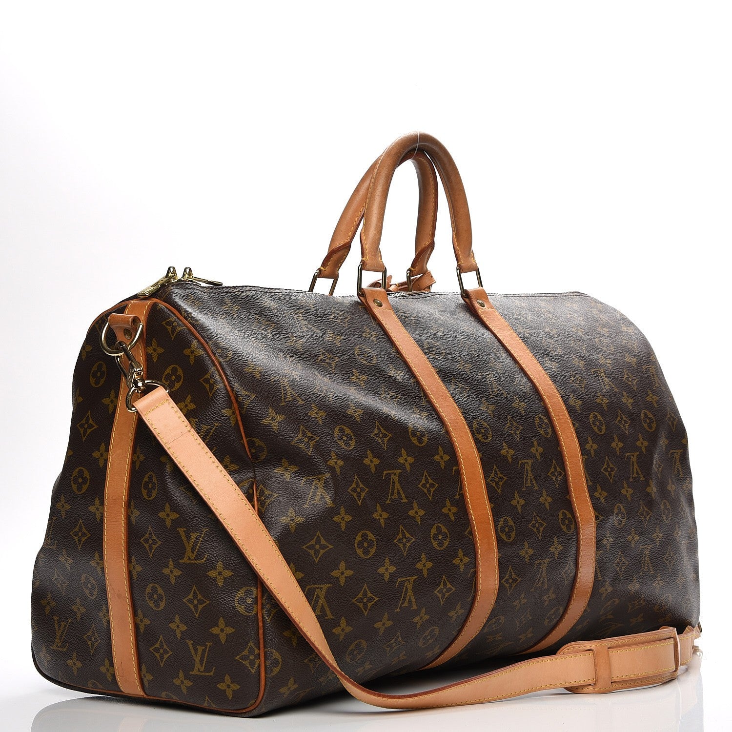 Louis Vuitton Monogram Keepall Bandouliere 55 4 of 9