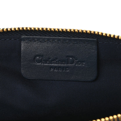 Christian Dior Monogram Mini Saddle Pochette Navy 6 of 9