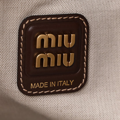Miu Miu Nappa Ivy Bag Briarwood 6 of 9
