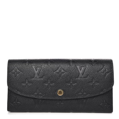 Louis Vuitton Empreinte Emilie Wallet Black Dune 1 of 8