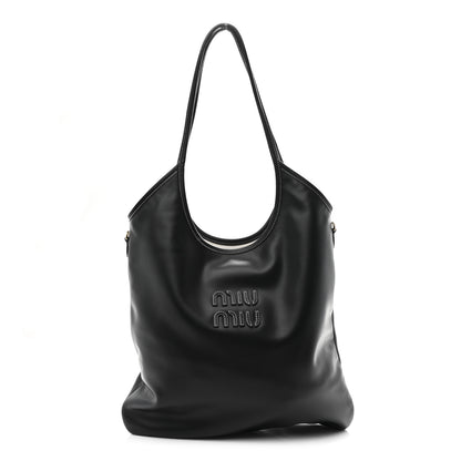 Miu Miu Nappa Ivy Bag Black 1 of 9