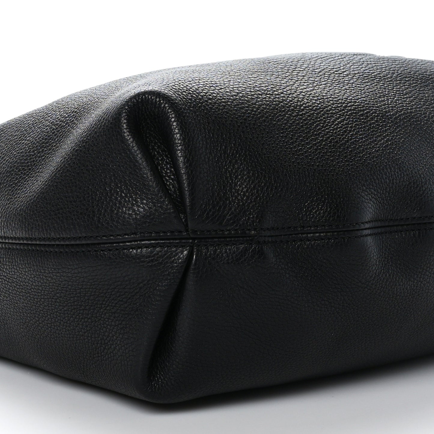 Pebbled Calfskin Soho Hobo Black