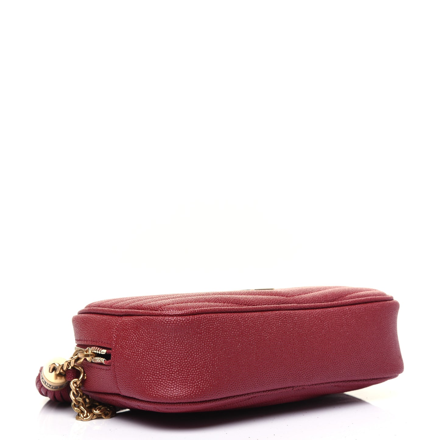 Grain De Poudre Matelasse Monogram Mini Lou Camera Bag Eros Red