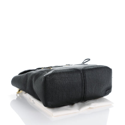 3.1 Phillip Lim 3.1 Textured Calfskin Medium Pashli Satchel Black 4 of 7