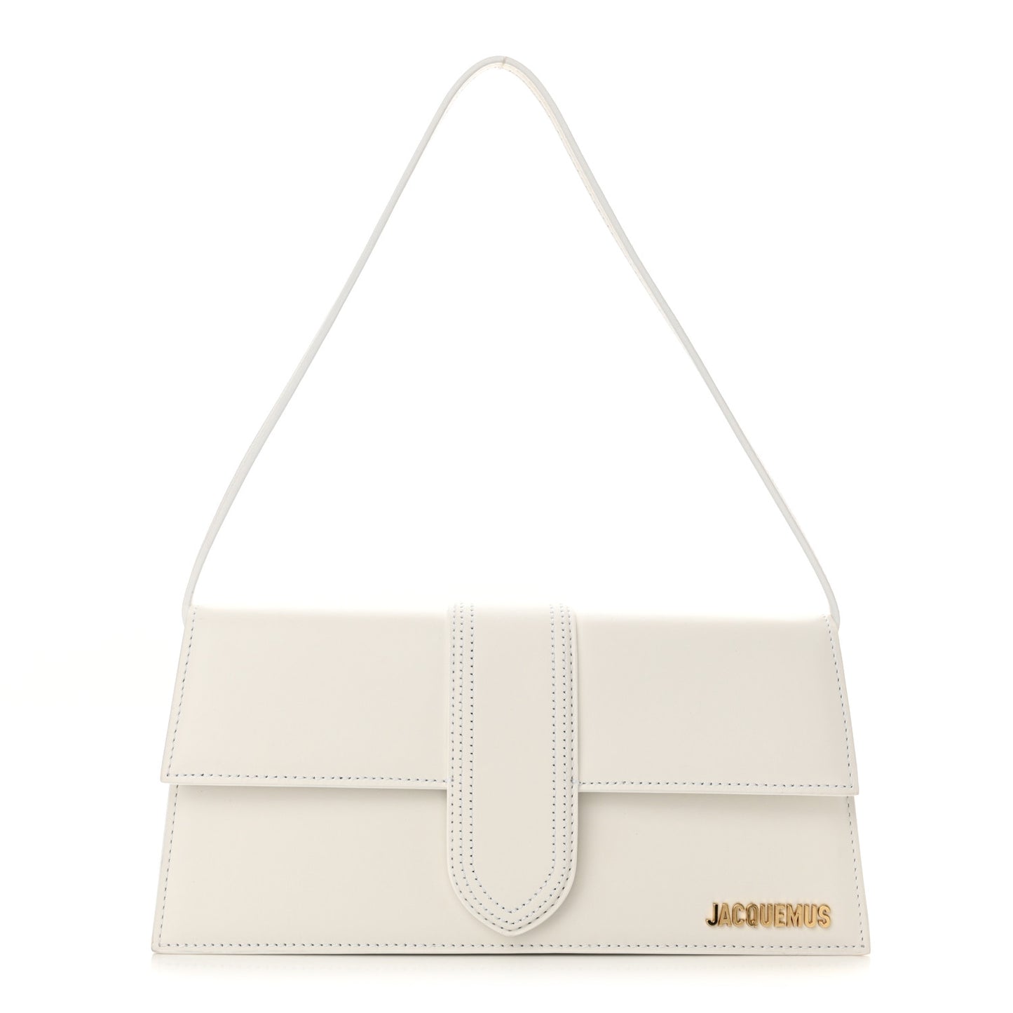 Smooth Calfskin Le Bambino Long White