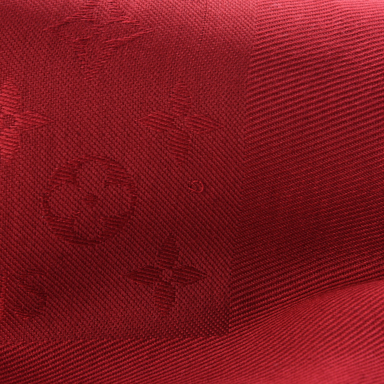 Louis Vuitton Silk Wool Monogram Shawl Pomme D'Amour 7 of 7