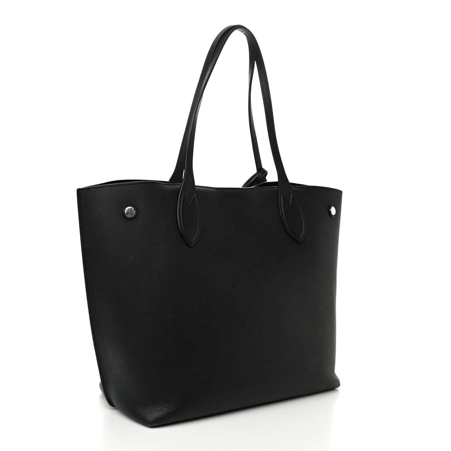 Louis Vuitton Calfskin Lockme Go Tote Black 3 of 10