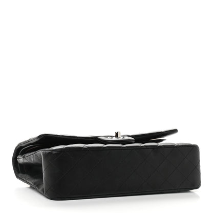 Chanel Lambskin Quilted Medium Double Flap Black 4 of 15