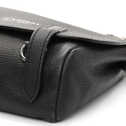 Burberry Soft Grain Calfskin Baby Bridle Saddle Bag Black 10 of 12