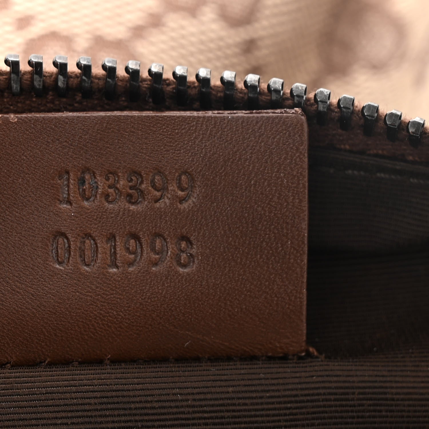 Gucci Monogram Small Pochette Brown 7 of 10