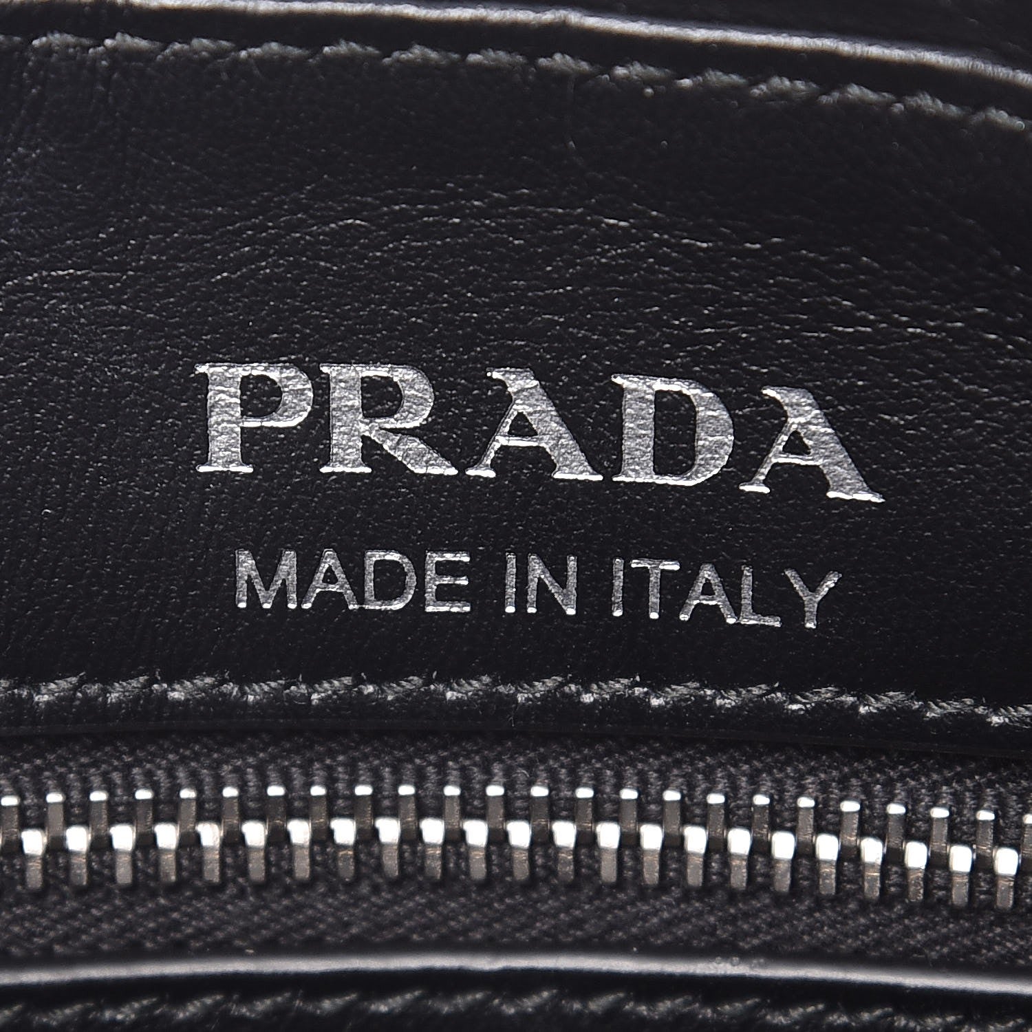 Prada Soft Calfskin Diagramme Crossbody Bag Black 6 of 6