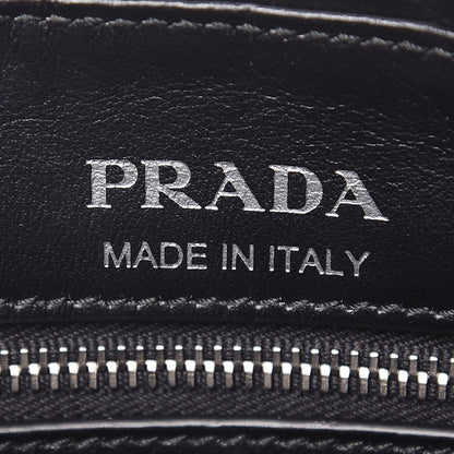 Prada Soft Calfskin Diagramme Crossbody Bag Black 6 of 6