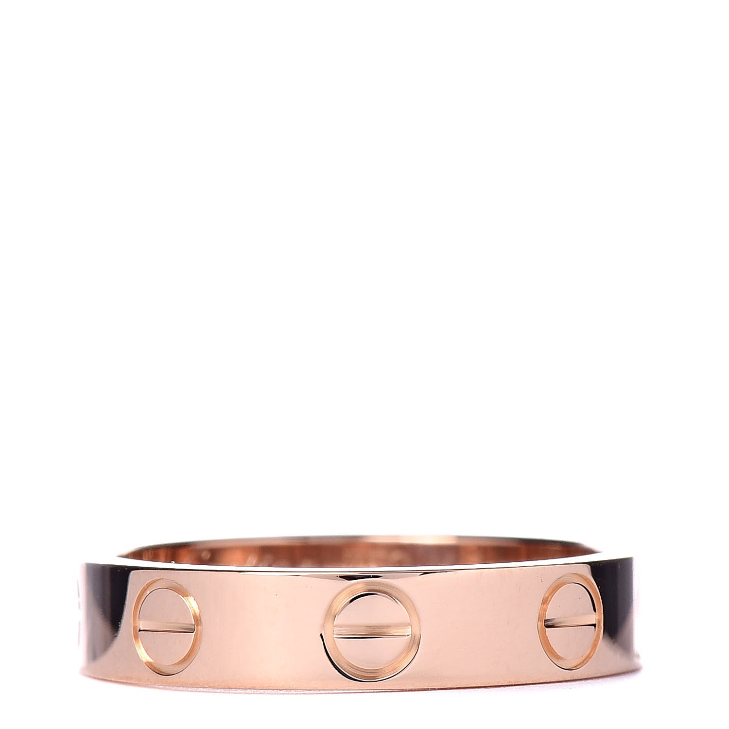 Cartier 18K Pink Gold 3.5mm LOVE Wedding Band Ring 47 4 1 of 5