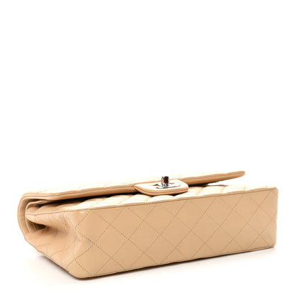 Chanel Lambskin Quilted Medium Double Flap Beige 4 of 11