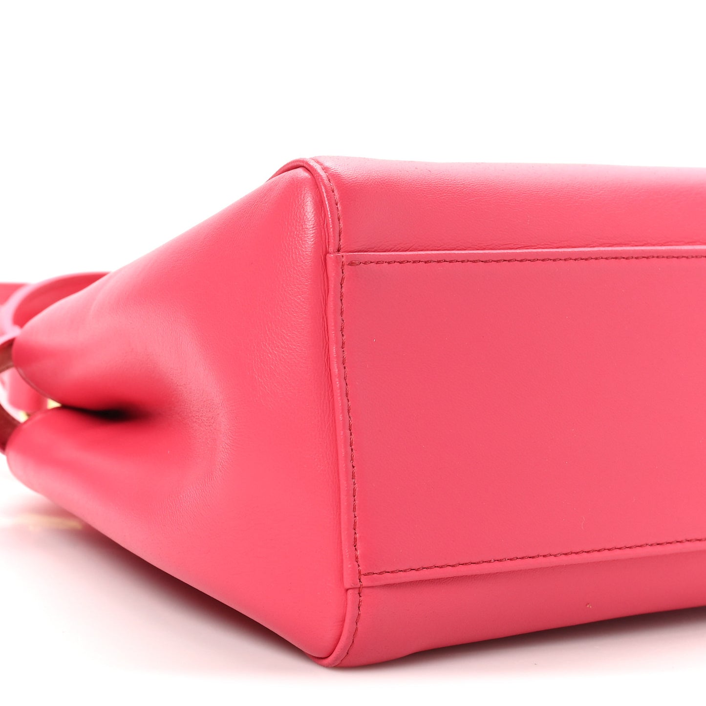 Nappa Mini Peekaboo Iconic Satchel Lampone