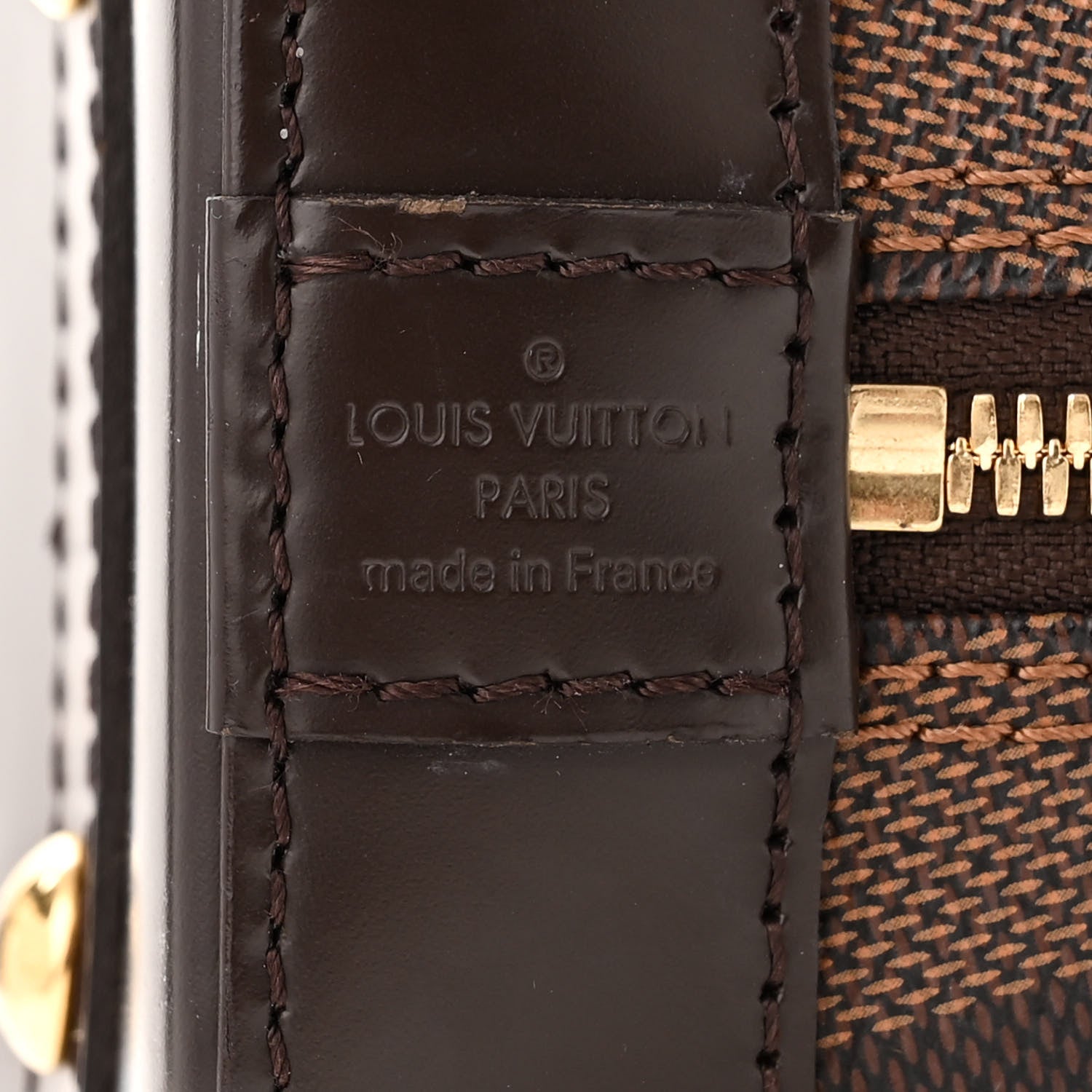 Louis Vuitton Damier Ebene Alma BB 6 of 10