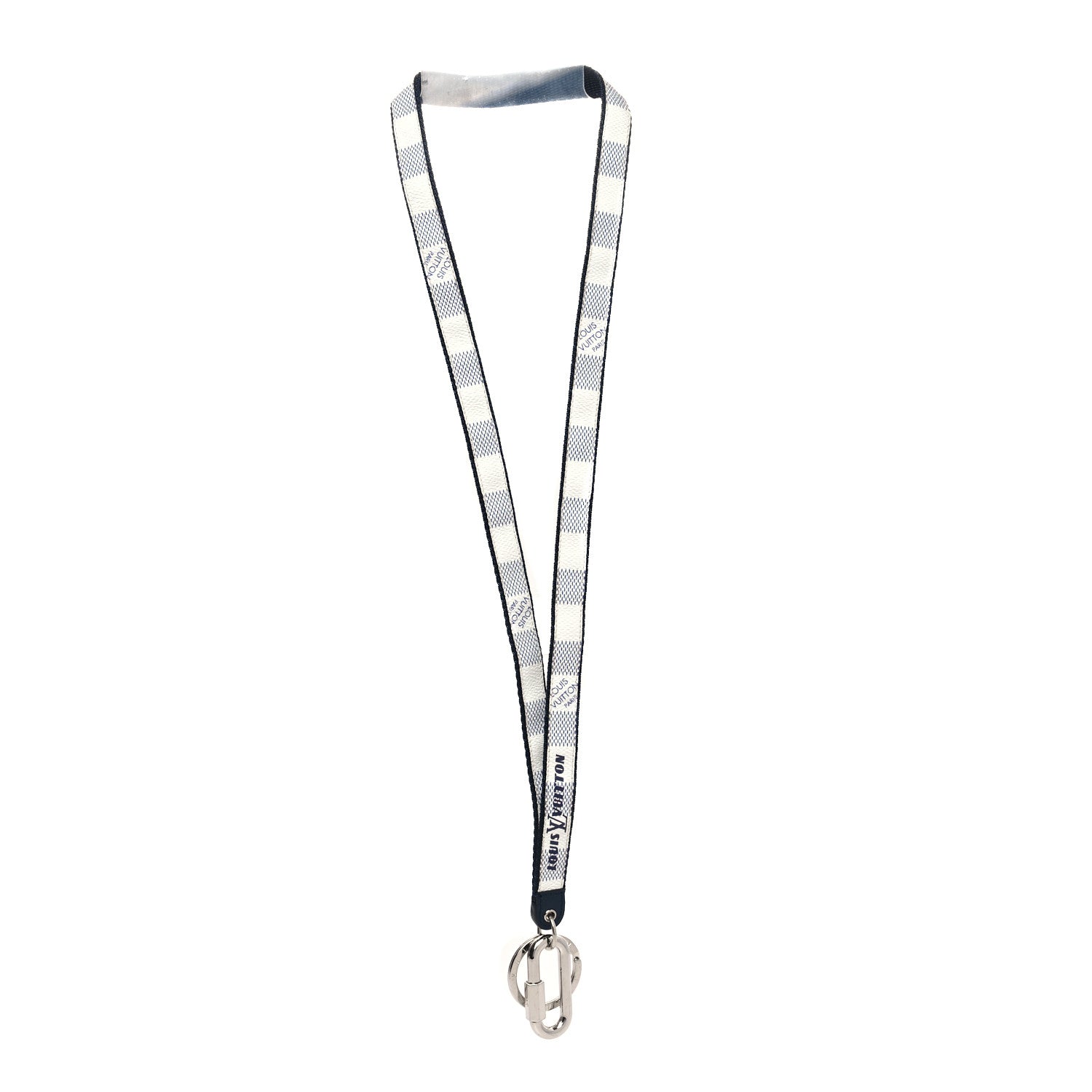Louis Vuitton Damier Coastline Lanyard Key Holder White 2 of 3