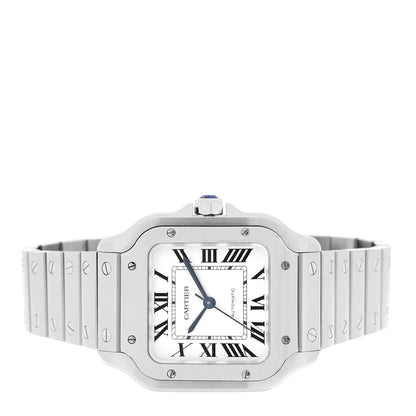 Cartier Stainless Steel 35mm Santos de Cartier Automatic Watch 2 of 5