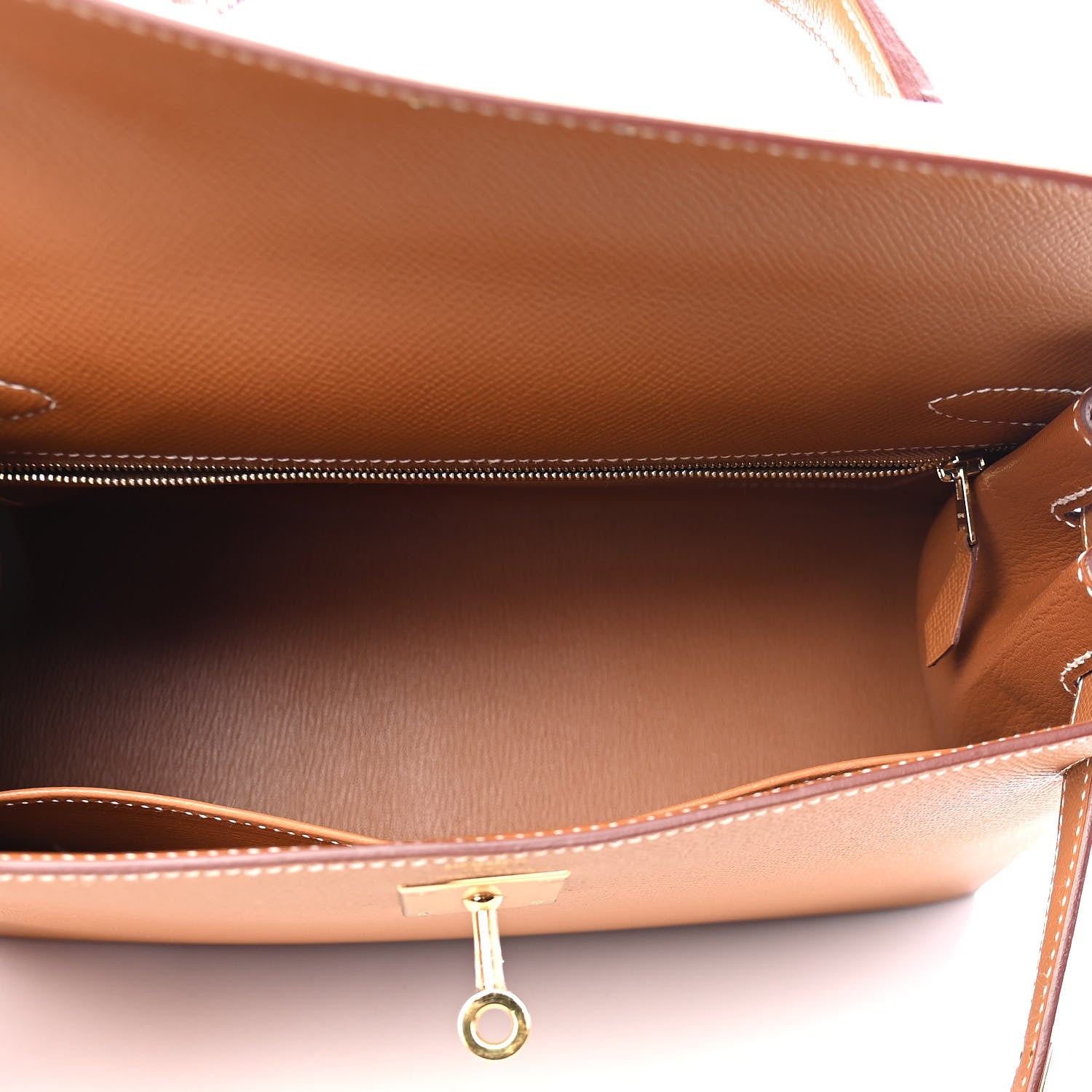 Hermes Epsom Kelly Sellier 28 Gold 5 of 11