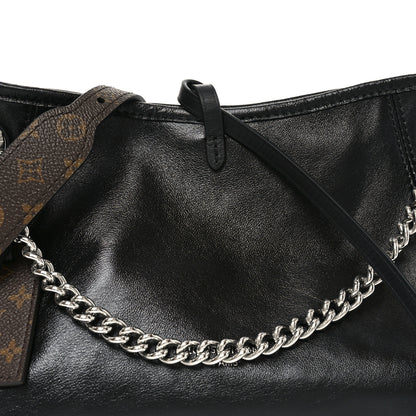 Louis Vuitton Lambskin CarryAll Vibe BB Black 7 of 9