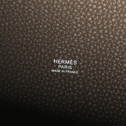 Hermes Taurillon Clemence Picotin Lock 22 MM Etoupe 6 of 12