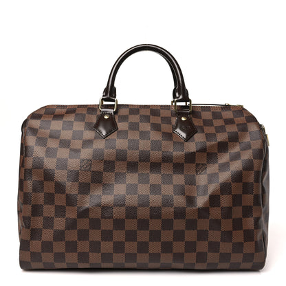 Louis Vuitton Damier Ebene Speedy 35 1 of 11