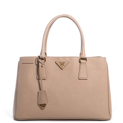 Prada Saffiano Lux Medium Tote Sabbia 1 of 11
