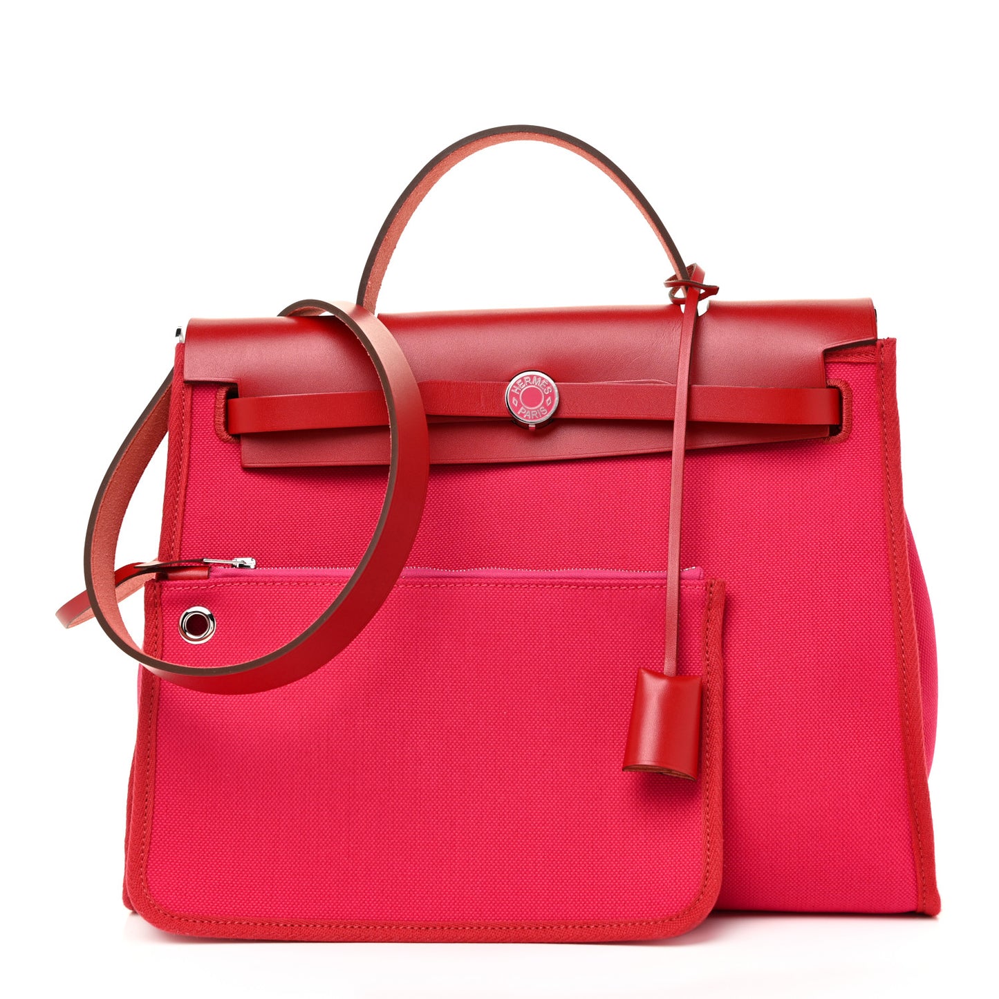 Toile Militaire Vache Hunter Laque Herbag Zip Retourne 31 PM Rose Mexico Rouge Piment