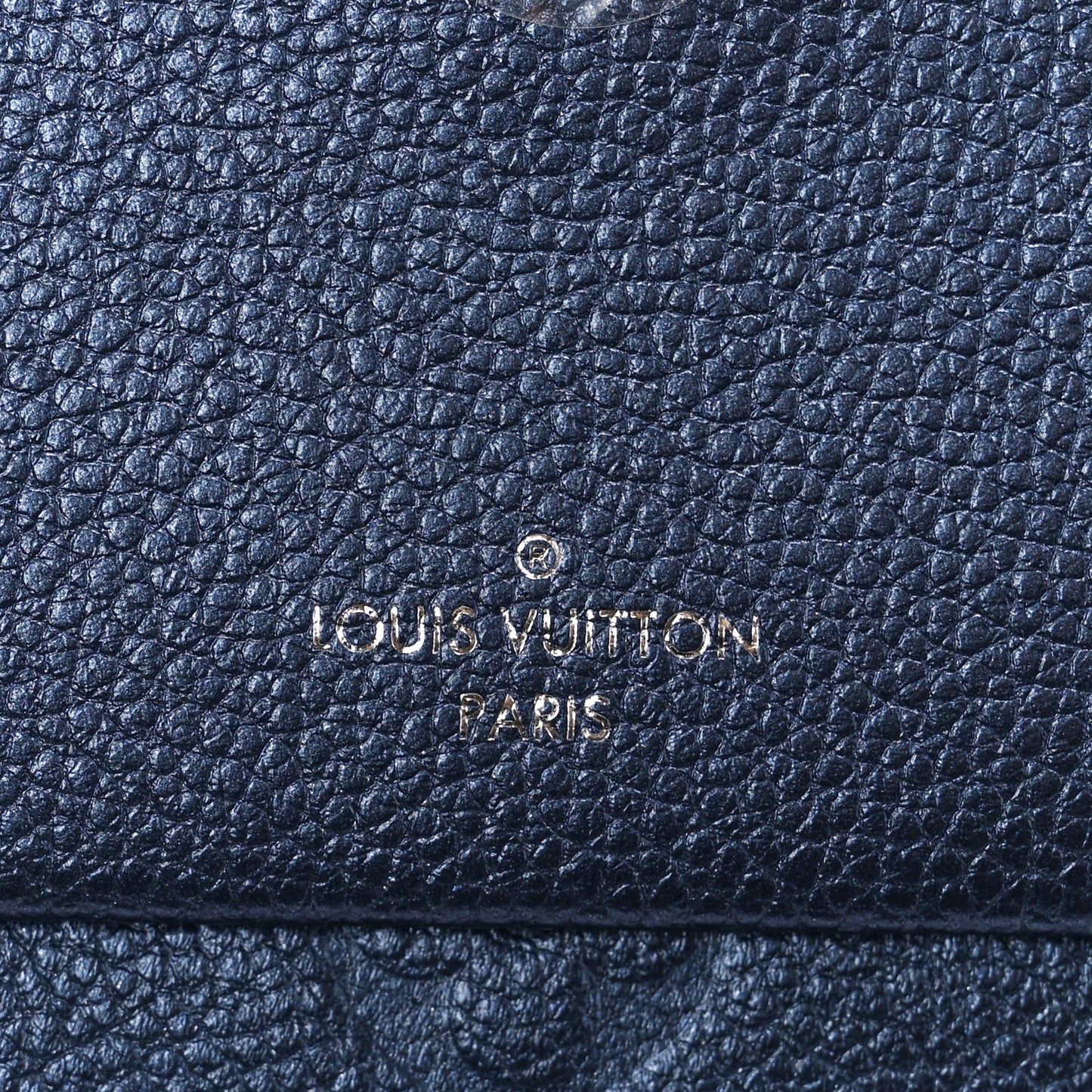 Metalli Empreinte Monogram Vavin Chain Wallet Navy Nacre