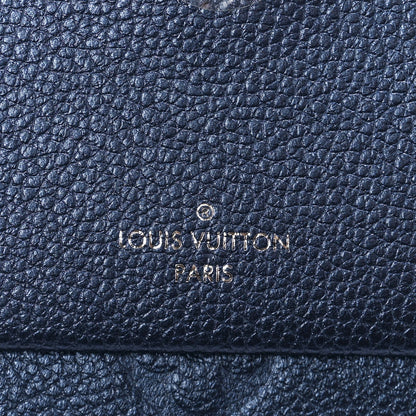Louis Vuitton Metalli Empreinte Monogram Vavin Chain Wallet Navy Nacre 7 of 10