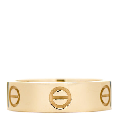 Cartier 18K Yellow Gold 5.5mm LOVE Ring 57 8 1 of 6