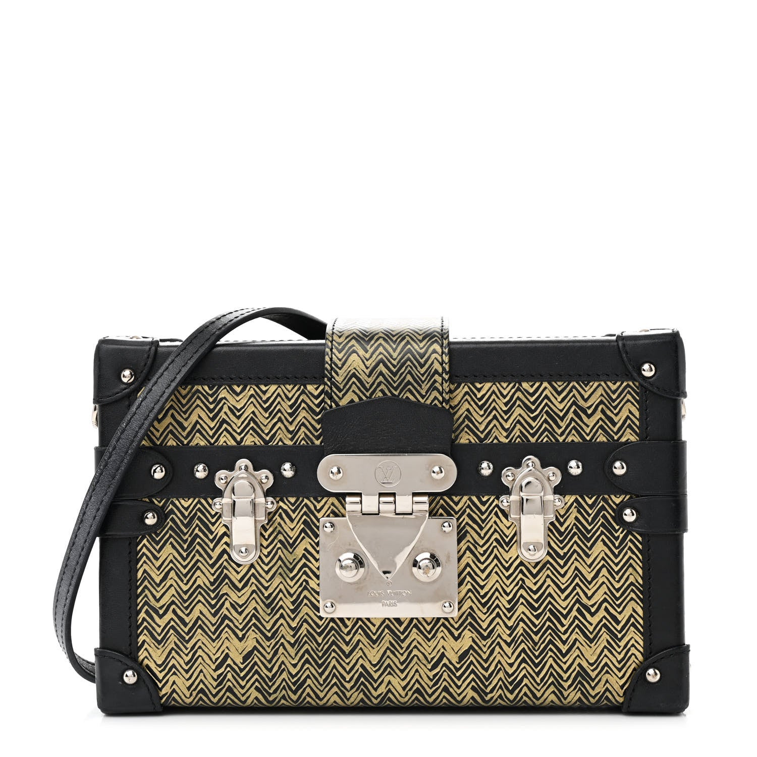 Louis Vuitton Epi Chevron Printed Petite Malle 1 of 11