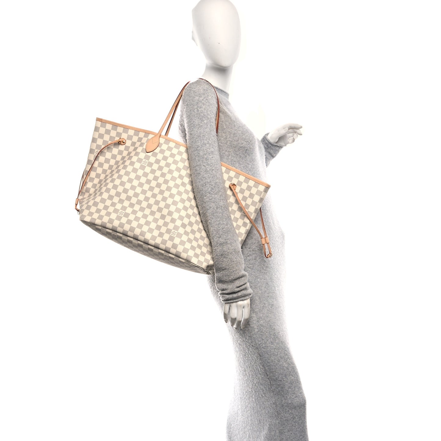 Damier Azur Neo Neverfull GM Rose Ballerine