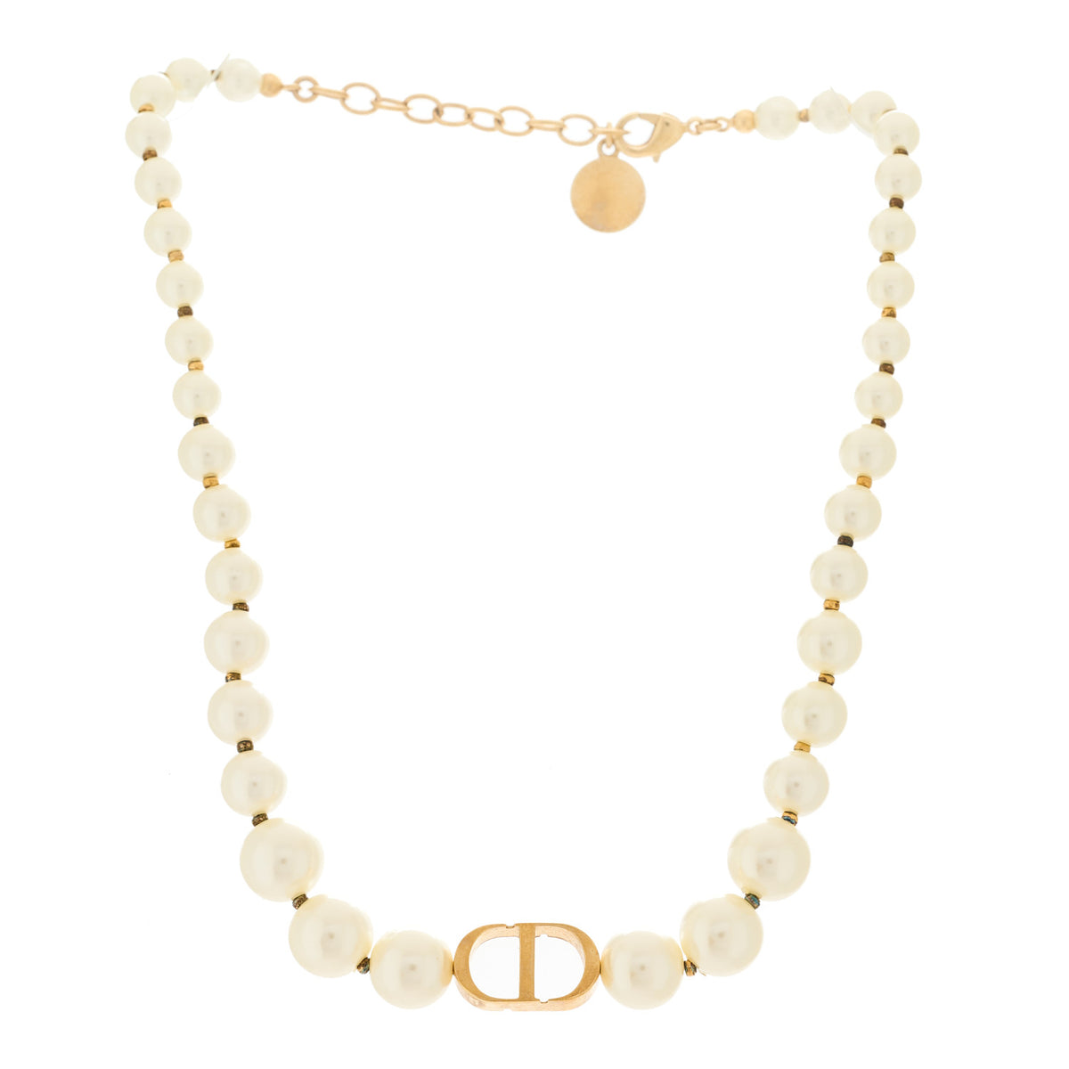 Pearl 30 Montaigne Choker Necklace Gold