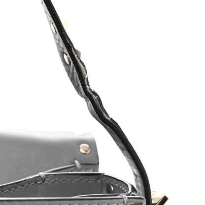 Valentino Garavani Vitello Medium Rockstud Flap Saddle Bag Light Stone 13 of 13