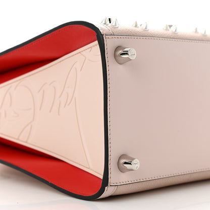 Christian Louboutin Calfskin Spikes Loubinthesky Medium Paloma Beige 9 of 11