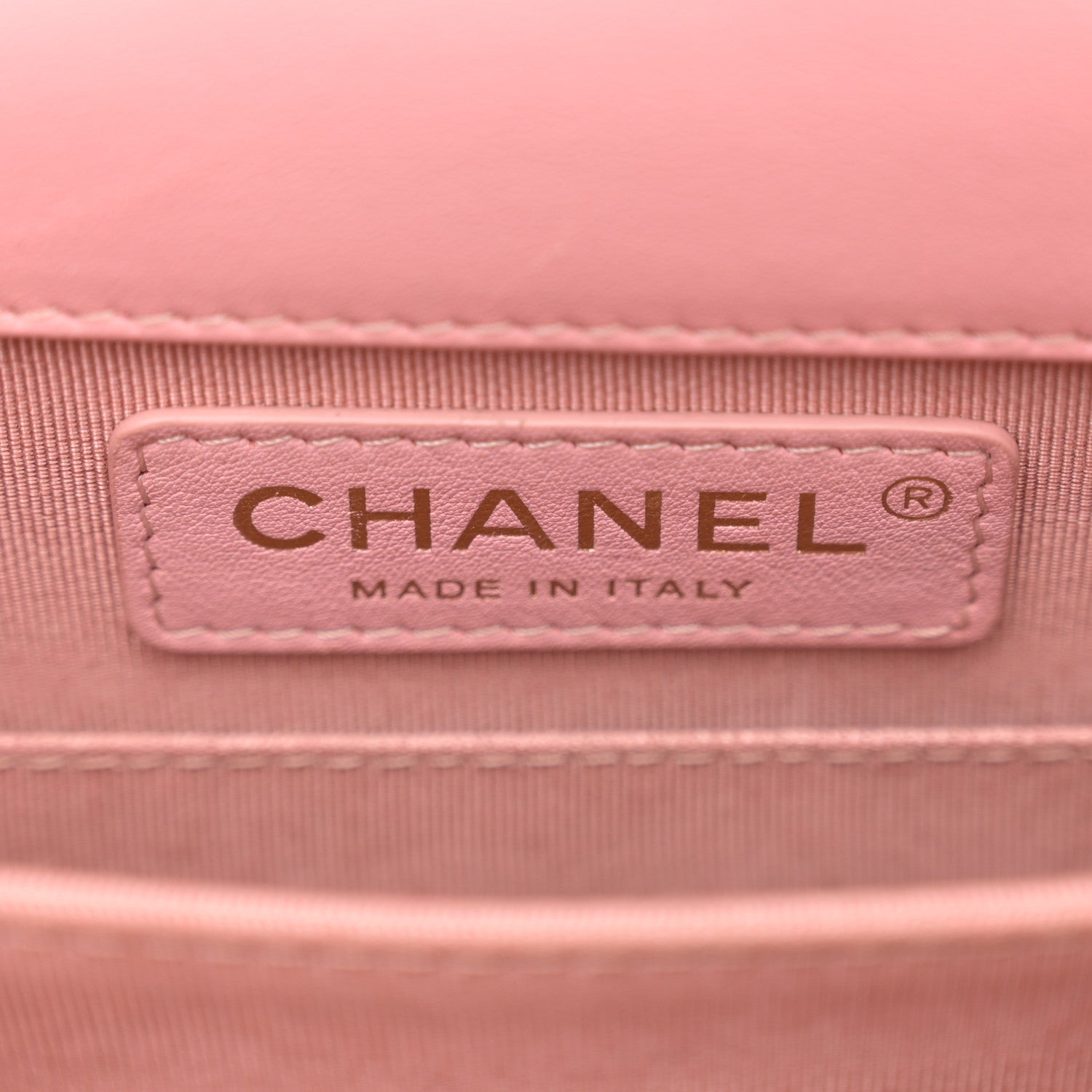 Chanel Calfskin Tweed Quilted North South Boy Flap Pink 6 of 11