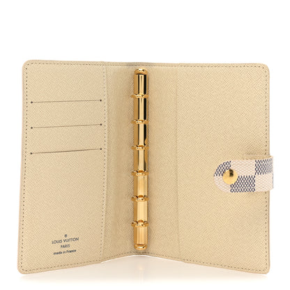 Louis Vuitton Damier Azur Small Ring Agenda Cover 5 of 9