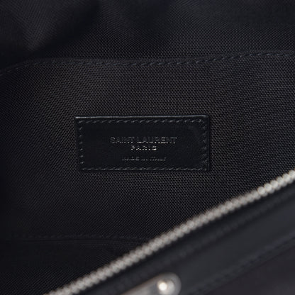 Saint Laurent Canvas Calfskin City Belt Bag Black 7 of 7