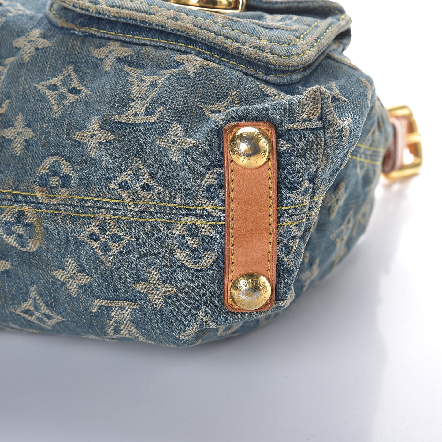 Monogram Denim Baggy PM Blue