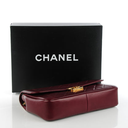 Chanel Lambskin Quilted Large Chic With Me Flap Rouge Fonce 4 of 7
