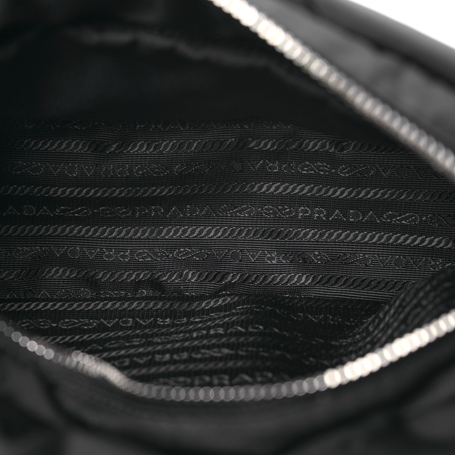 Prada Re-Nylon Quilted Padded Flap Shoulder Bag Black 5 of 12