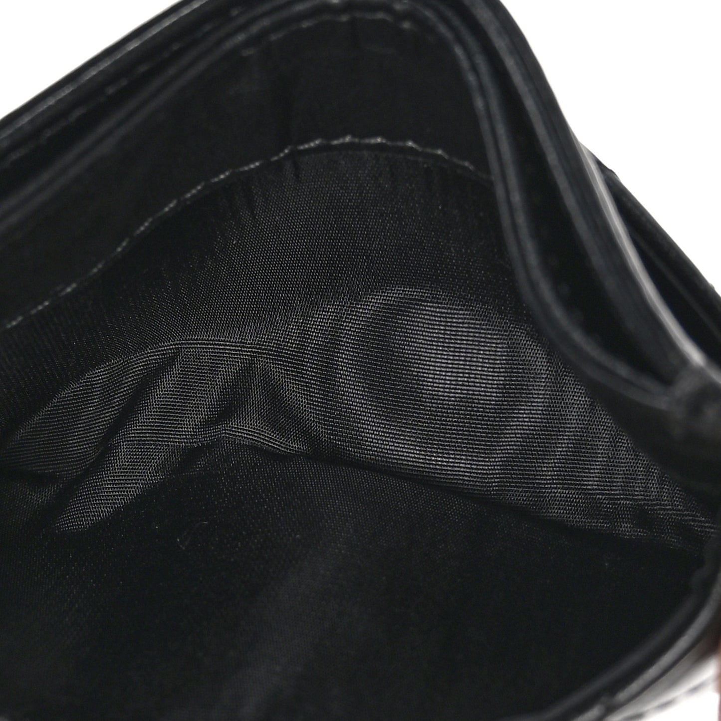 Aged Calfskin Quilted Reissue Card Holder So Black